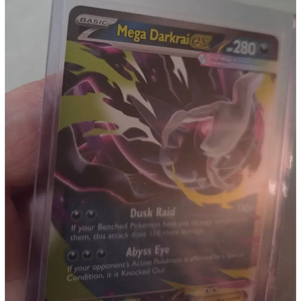 Mega Darkrai ex 048/084 Double Rare Pitch Black Pokemon New